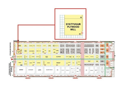 ООО «Сыктывкарский фанерный завод» на MosBuild 2025 - план размещения