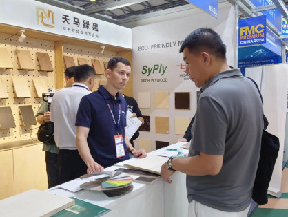 ООО «Сыктывкарский фанерный завод» и Tianma Lvjian на Furniture Manufacturing & Supply China (FMC China 2024)