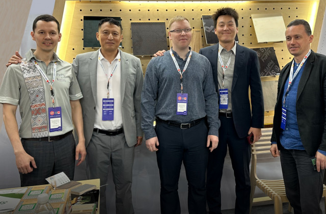  Syktyvkar Plywood Mill ltd. and Tianma Lvjian на Interzum Guangzhou 2025 | 1